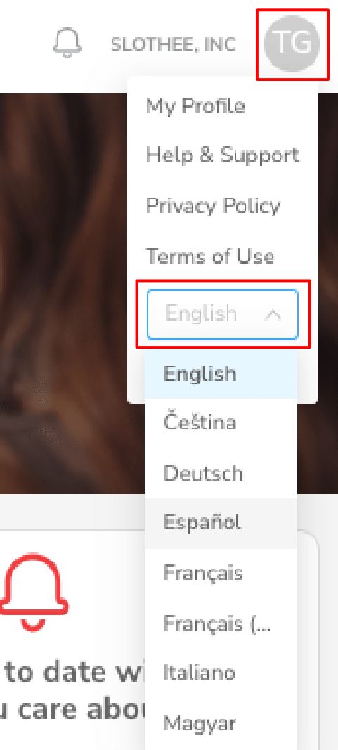 How to Change Language